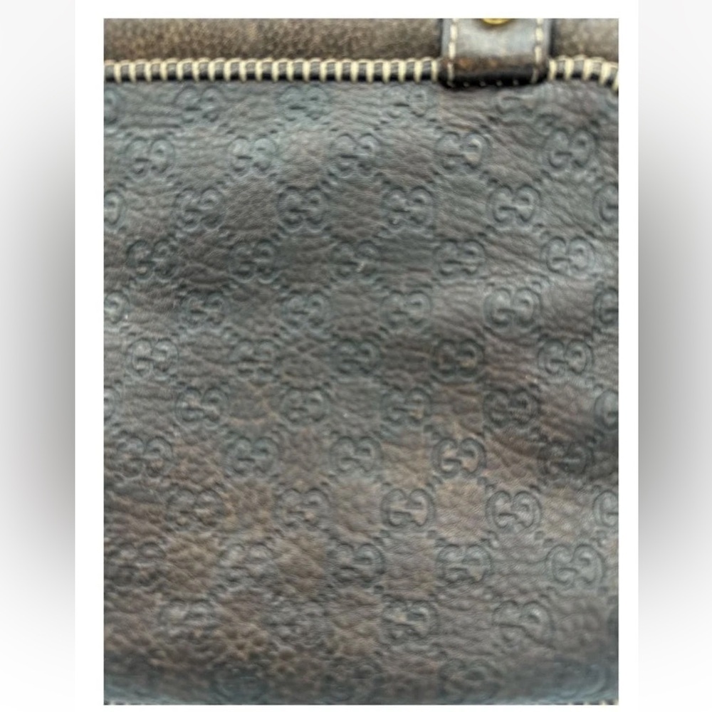 Gucci Dark Brown Leather Satchel - Picture 14 of 16